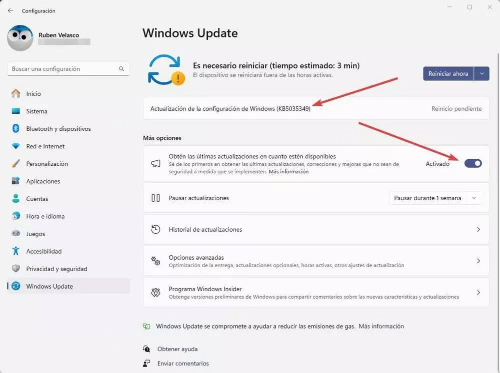 Actualización Windows 11 Moment 5 - 1