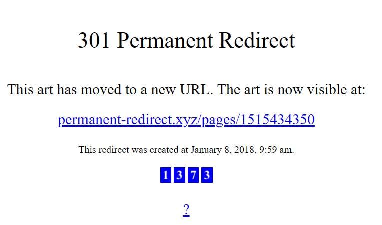 web Permanent Redirect
