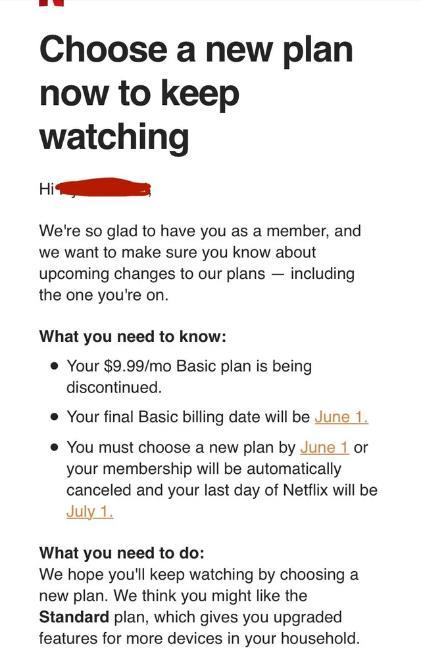 Final plan básico Netflix